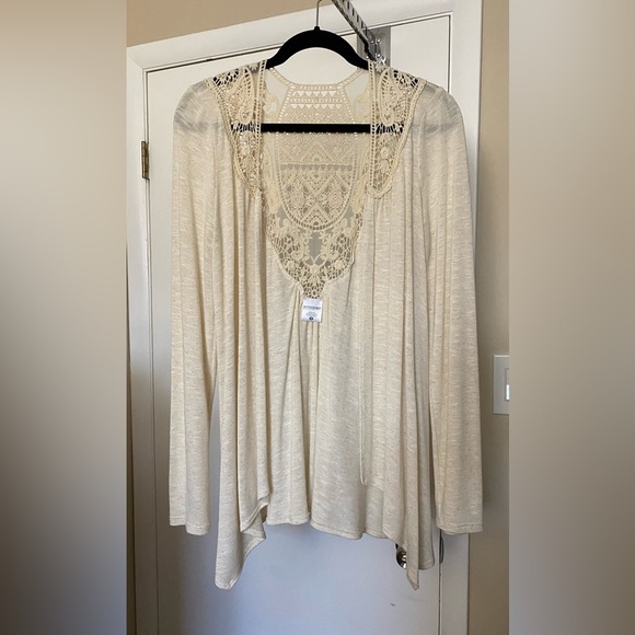 Motherhood Maternity Open Cardigan Sweater Size Medium - Picture 2 of 6